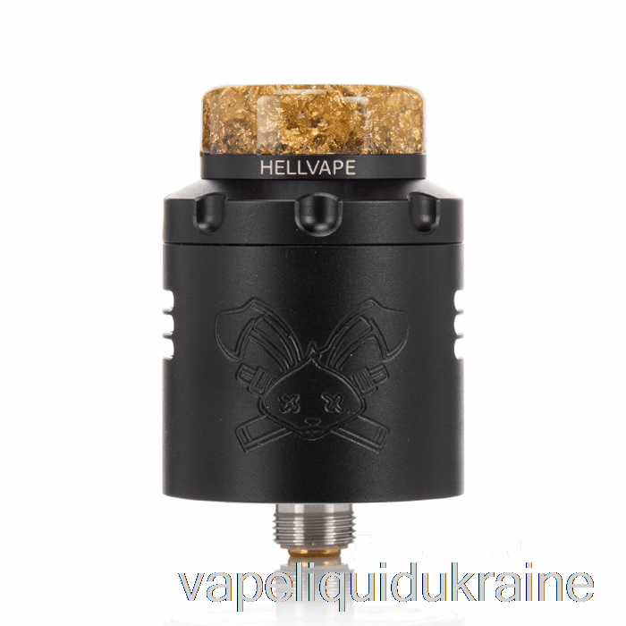 Vape Liquid Ukraine Hellvape DEAD RABBIT V3 24mm RDA Matte Full Black